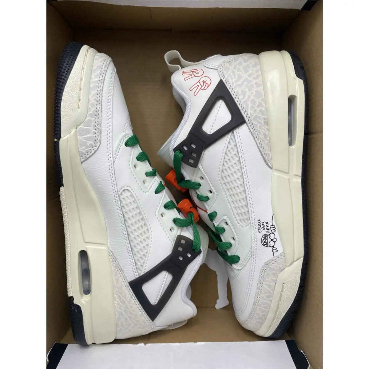 Nike shoes - Jordan Spizike - Spizike - HQ1670 183 - Sail/Orange-Black-Pine Green (UPC: 197602689600) 5