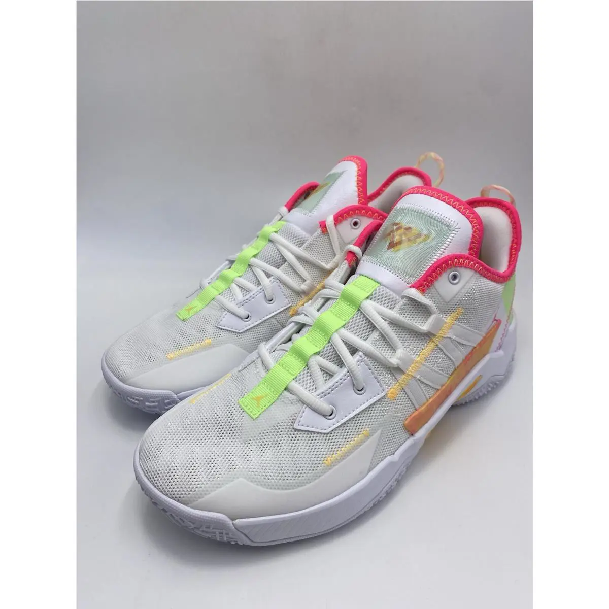 Nike shoes - Nike One - One - CW2457 163 - White/Hyper Pink-Lime Glow (UPC: 195238338183) 2