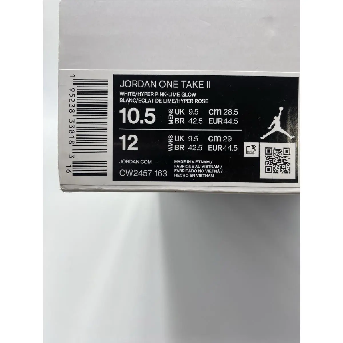 Nike shoes - Nike One - One - CW2457 163 - White/Hyper Pink-Lime Glow (UPC: 195238338183) 6
