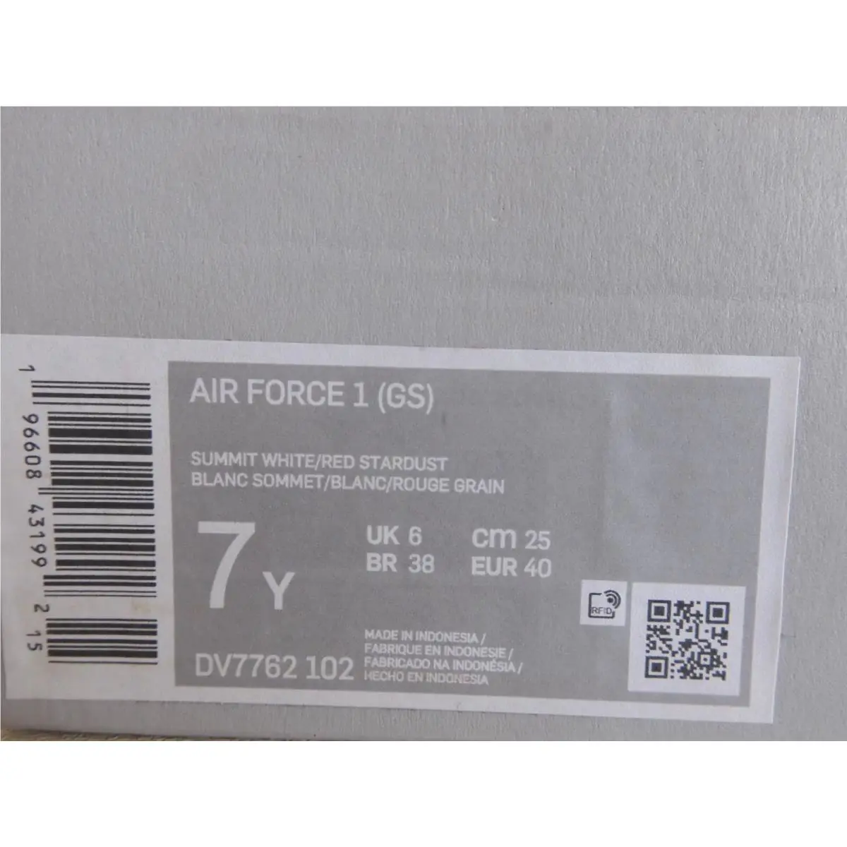 Nike shoes - Nike Air Force 1 GS - DV7762-102 - White (UPC: 196608431992) 3