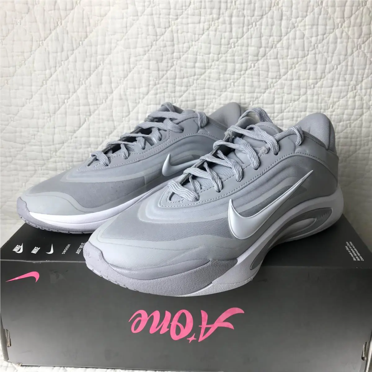 Nike shoes - Nike A`ja Wilson A`One - Wilson - HQ8500-002 - White Wolf Grey 5