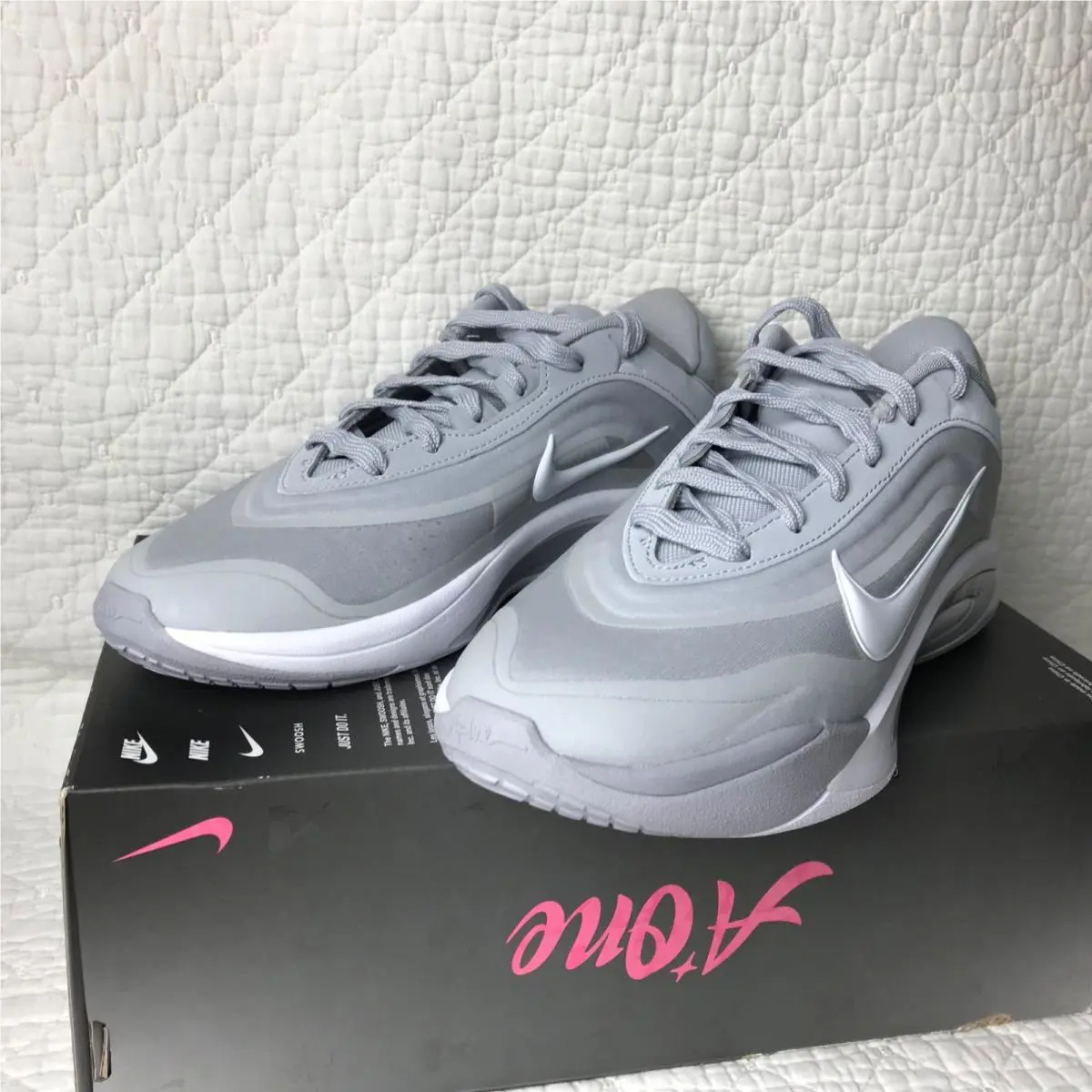 Nike shoes - Nike A`ja Wilson A`One - Wilson - HQ8500-002 - White Wolf Grey 6