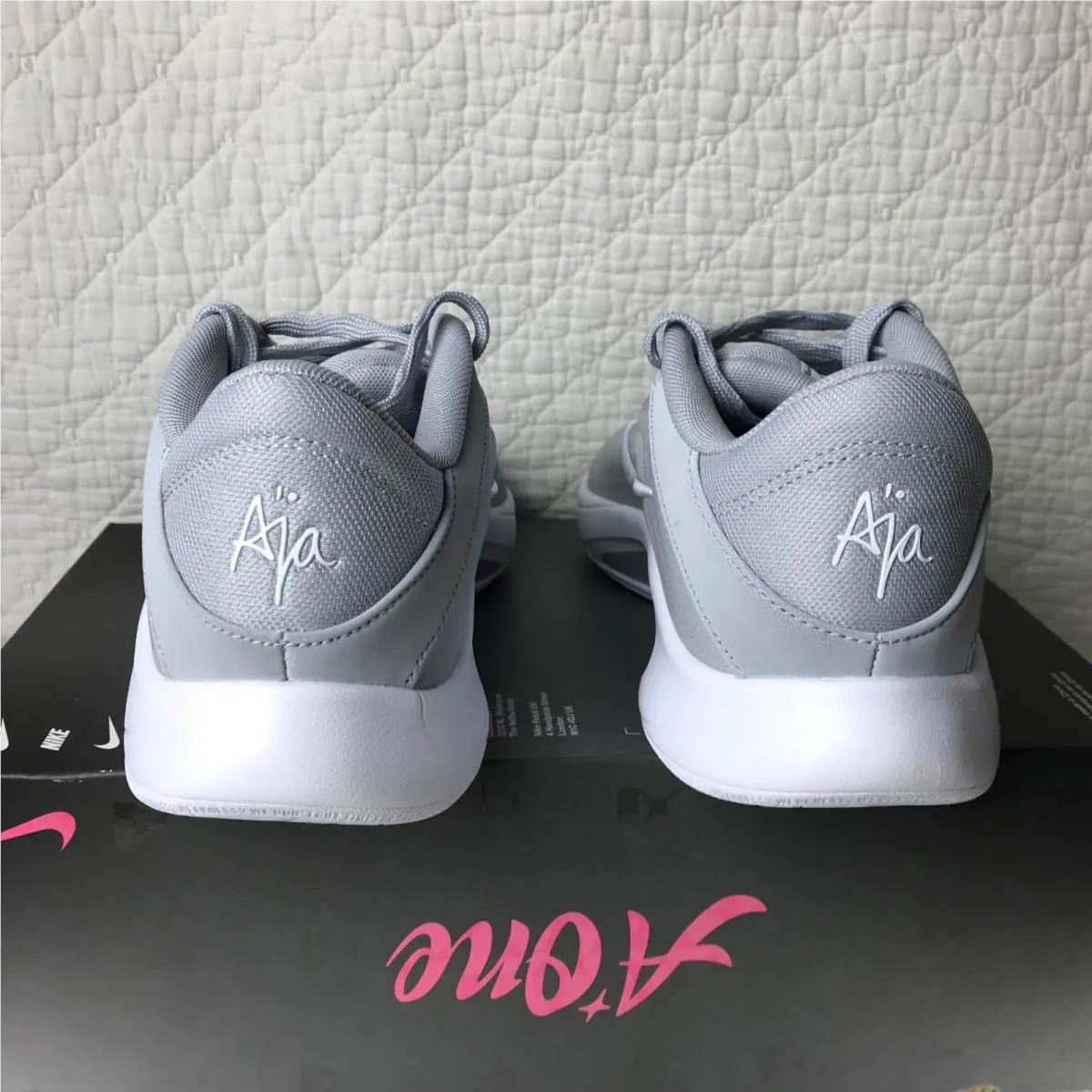 Nike shoes - Nike A`ja Wilson A`One - Wilson - HQ8500-002 - White Wolf Grey 4
