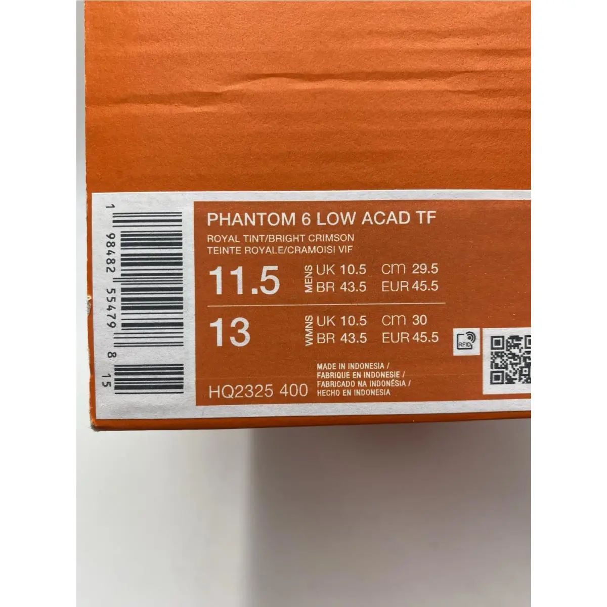 Nike shoes - Nike Phantom 6 - Phantom - HQ2325 400 - Royal Tint/Bright Crimson (UPC: 198482554798) 6