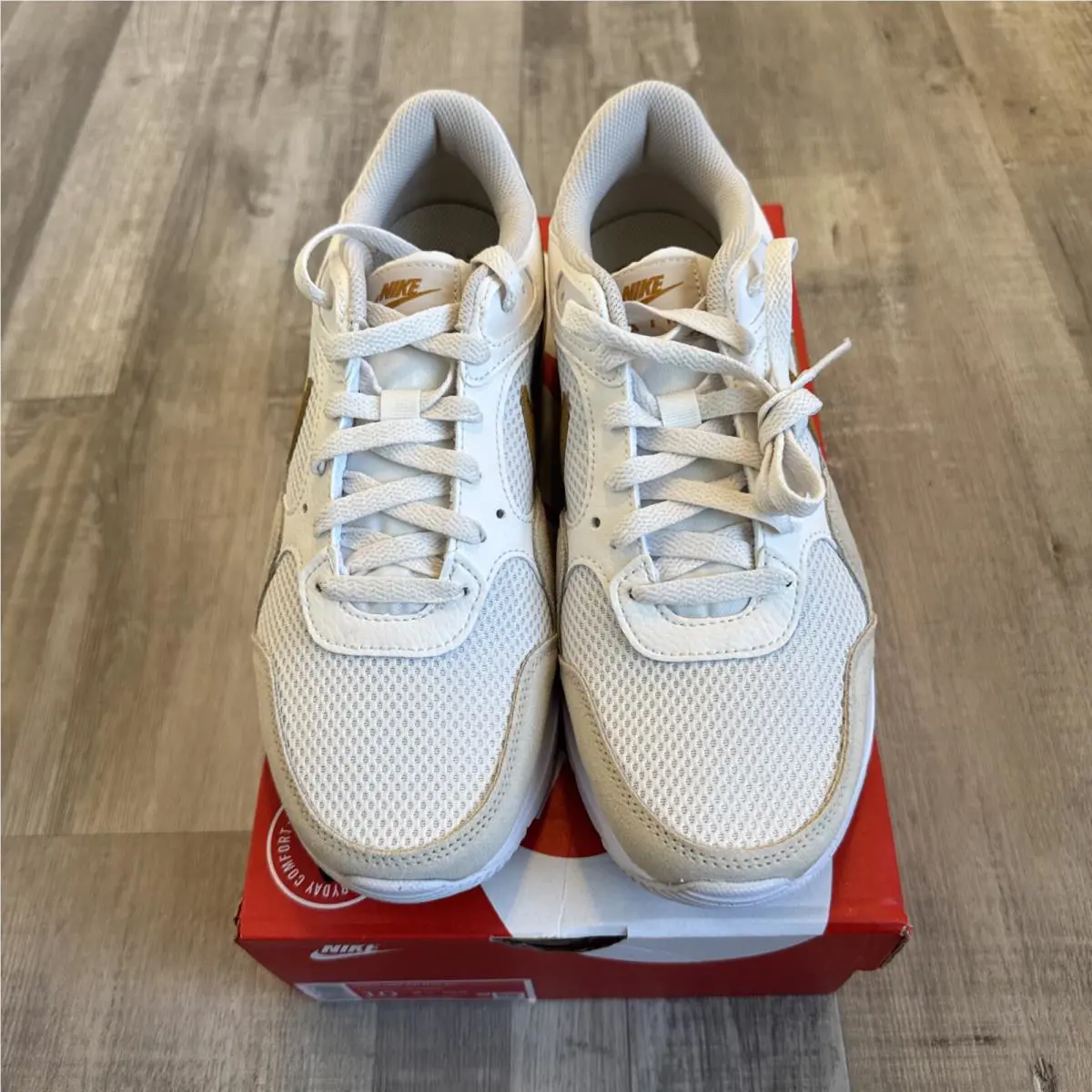 Nike shoes - Nike Air Max SC - Air Max - CW4554 004 - Phantom/Gold Suede-Sanddrift (UPC: 196149366159) 0