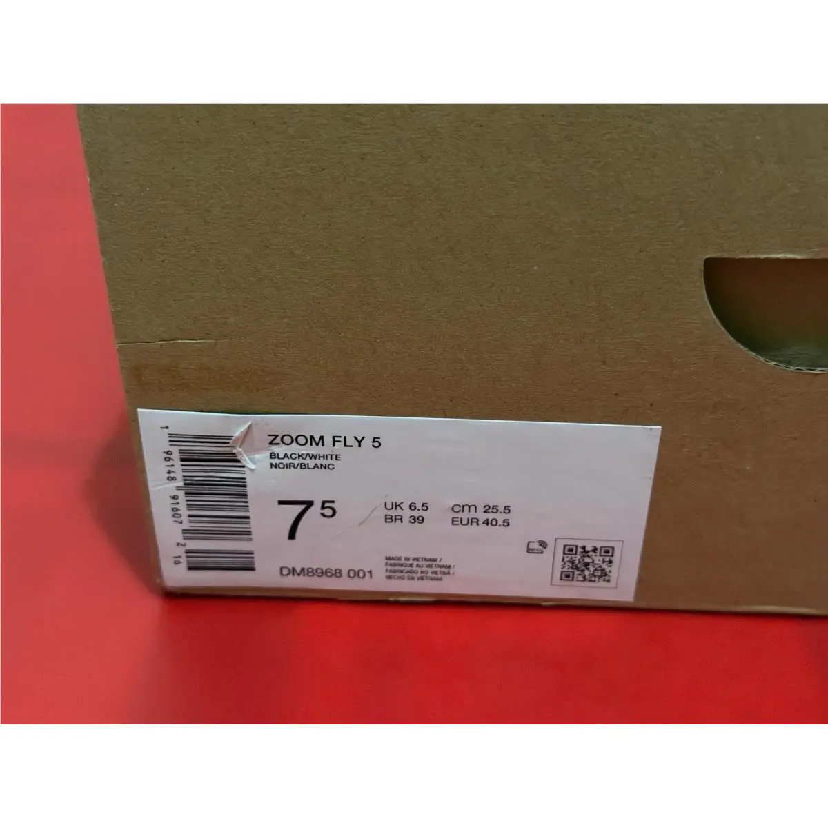 Nike shoes - Nike Zoom Fly 5 - Zoom Fly - DM8968-001 - Black 3