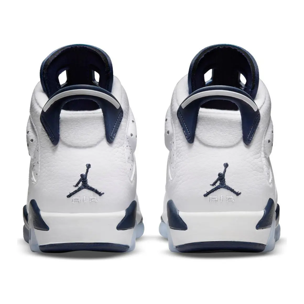Nike shoes - Nike Kids Preschool Air Jordan 6 - 384666 141 - White Navy 3
