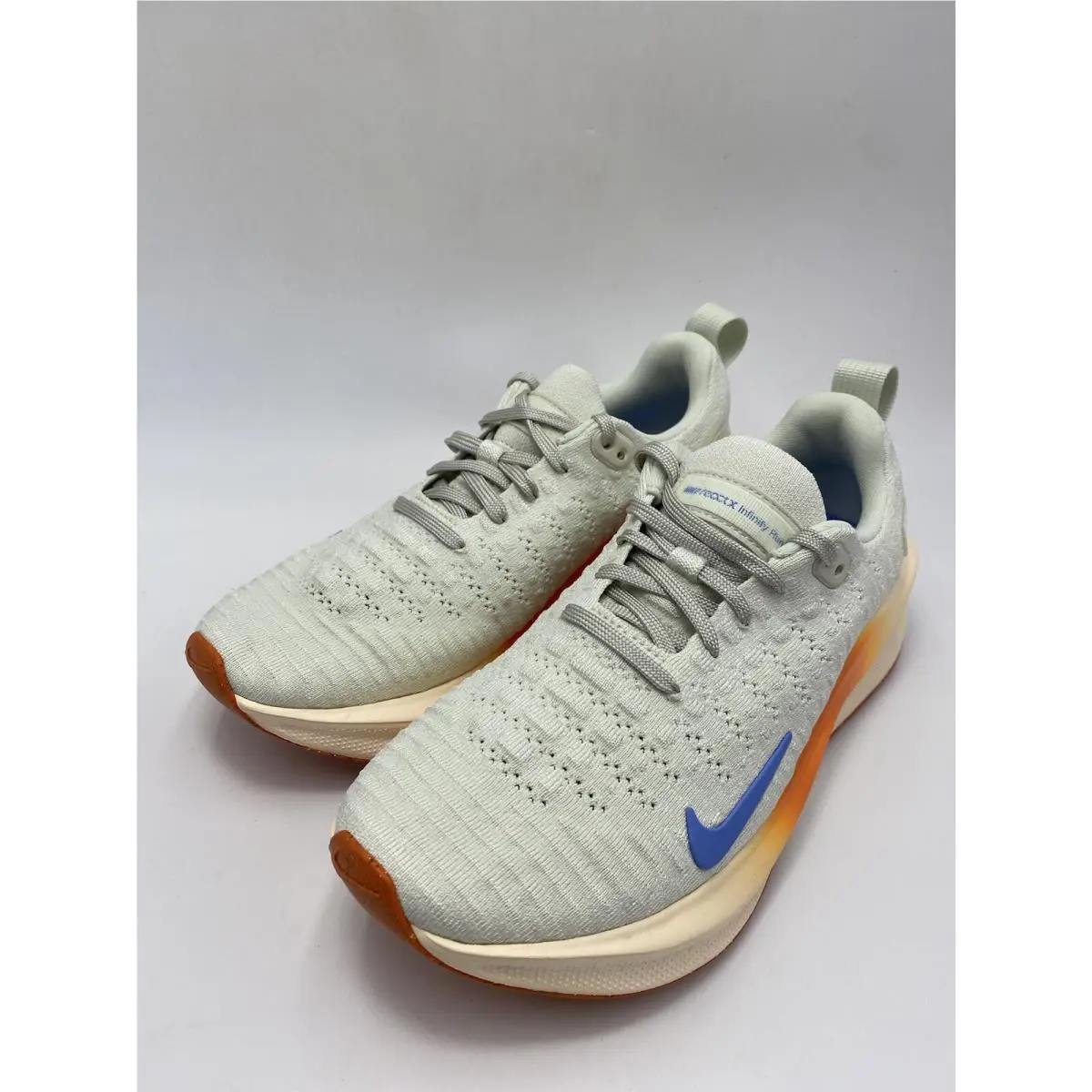 Nike shoes - Nike ReactX Infinity Run 4 - DR2670 007 - Sea Glass/Polar-Safety Orange (UPC: 196968743346) 2