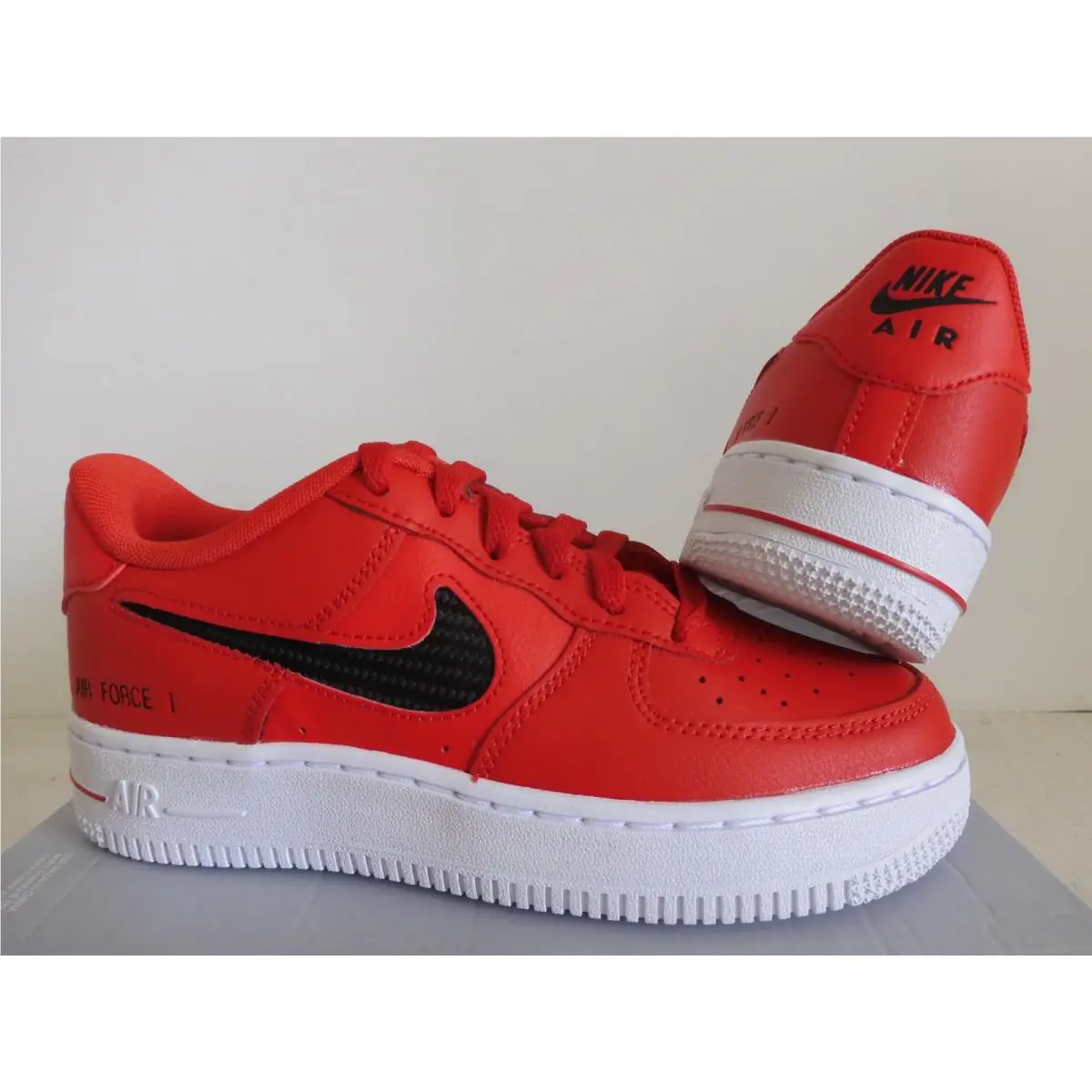 Nike shoes - Nike Air Force 1 `07 - Red (UPC: 194499673583) 0