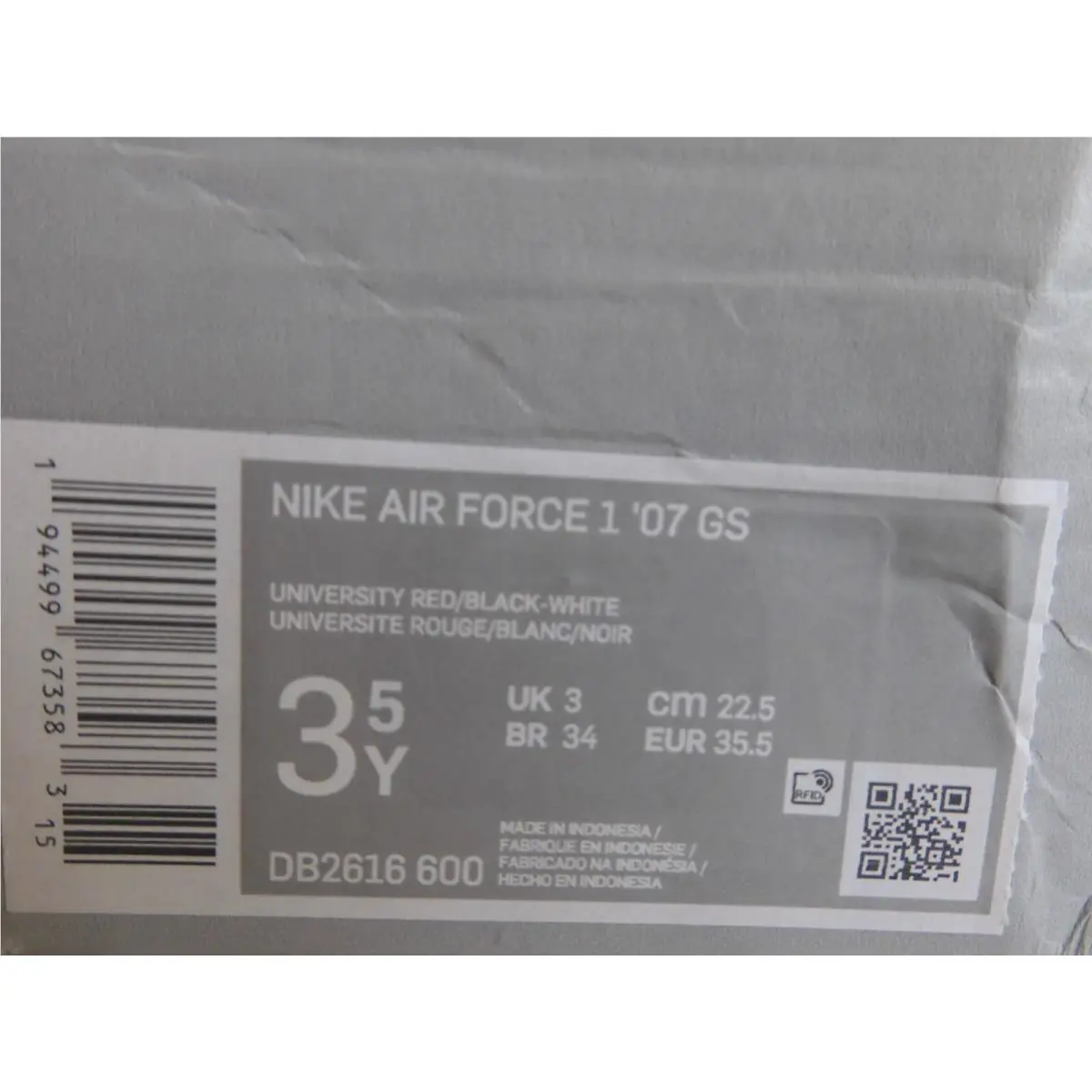 Nike shoes - Nike Air Force 1 `07 - Red (UPC: 194499673583) 3