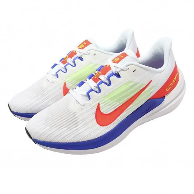 Nike Air Max Winflo 9 White/ Bright Crimson DX3355-100 Size 10.5 US/9.5 UK - White