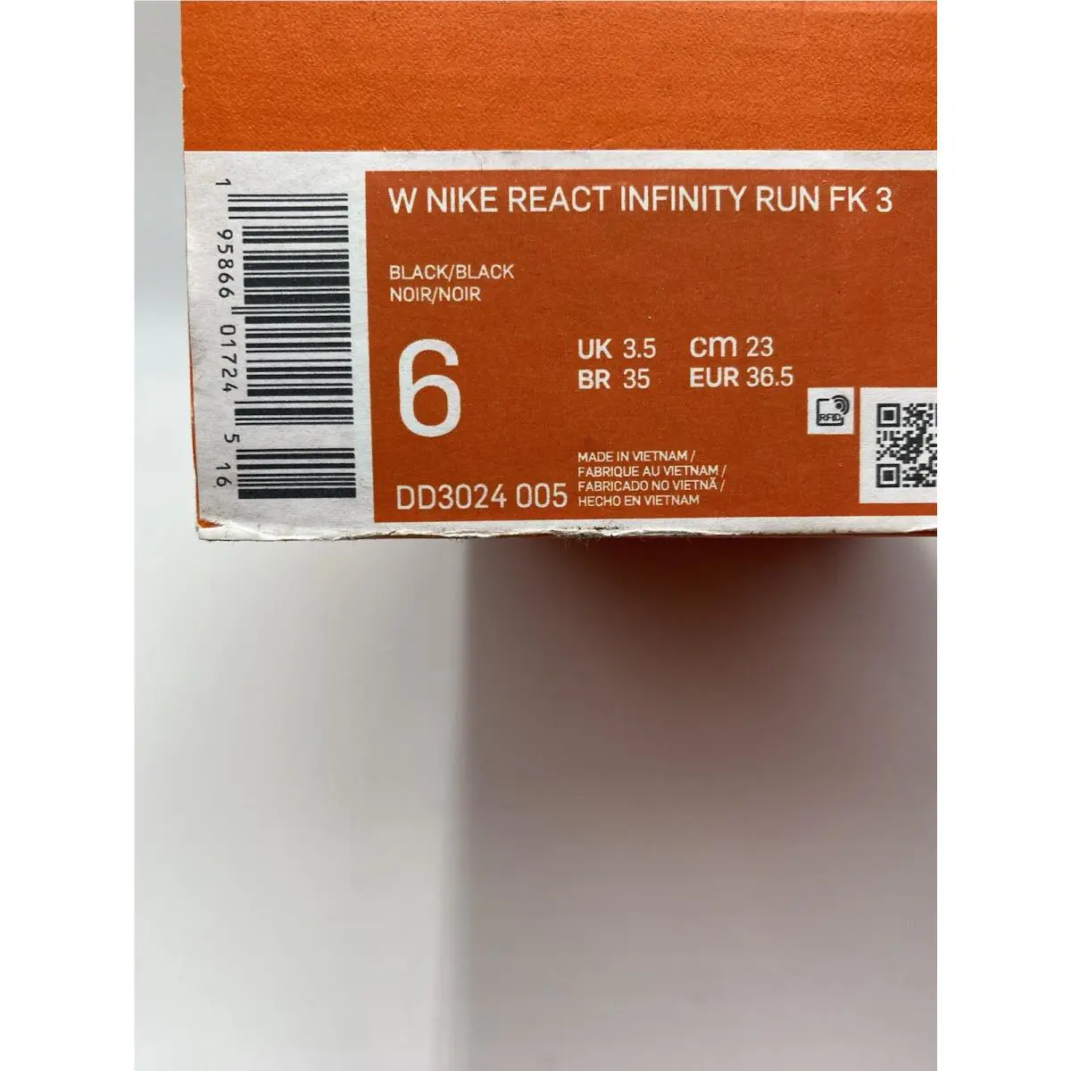 Nike shoes - Nike React Infinity - React Infinity - DD3024 005 - Black (UPC: 195866017245) 6