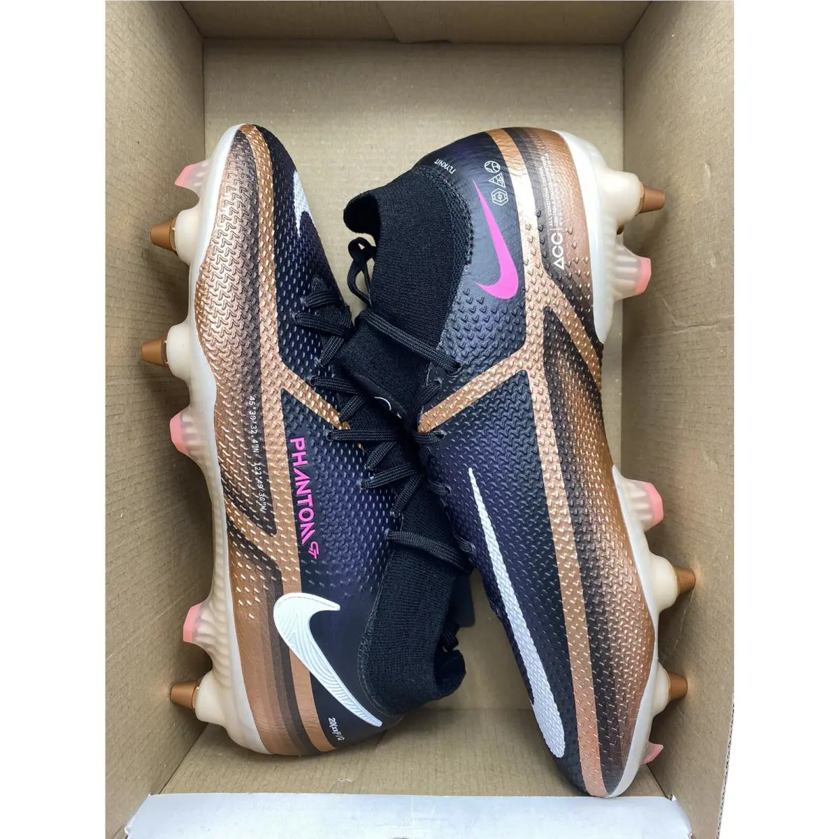Nike shoes - Nike Phantom GT2 - Phantom - DR5957 811 - Metallic Copper/White-Black (UPC: 196152912541) 5