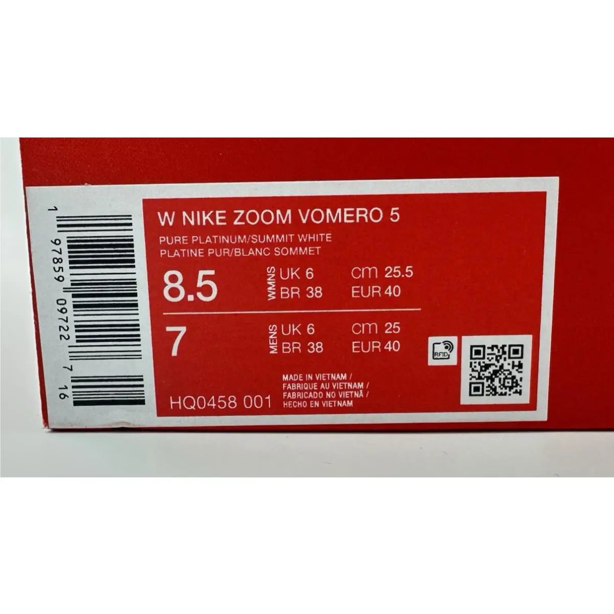 Nike shoes - Nike Zoom Vomero 5 - Zoom Vomero - HM9728-002 - Grey (UPC: 197859097227) 12