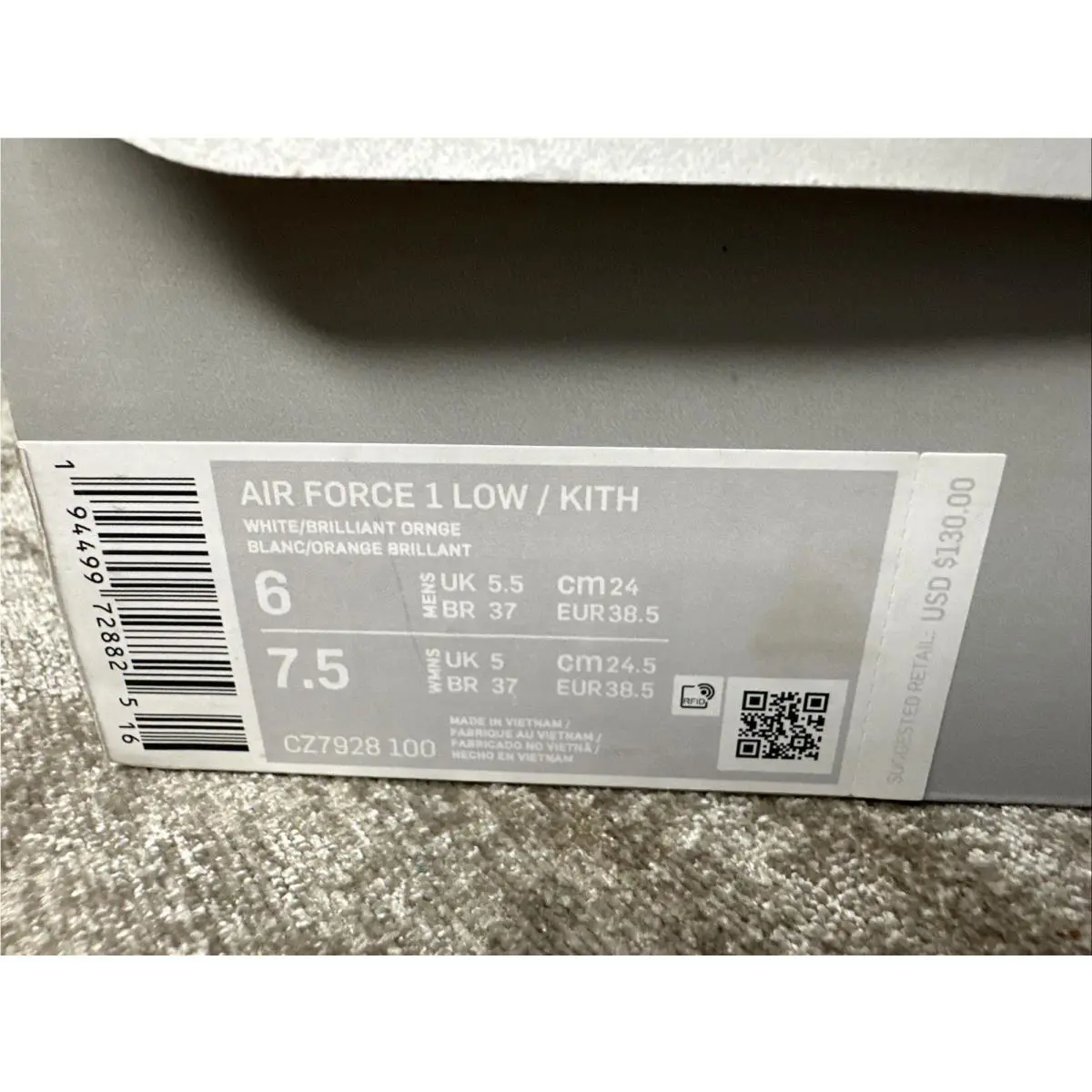 Nike shoes - KITH - KITH - CZ7928-100 - White 3