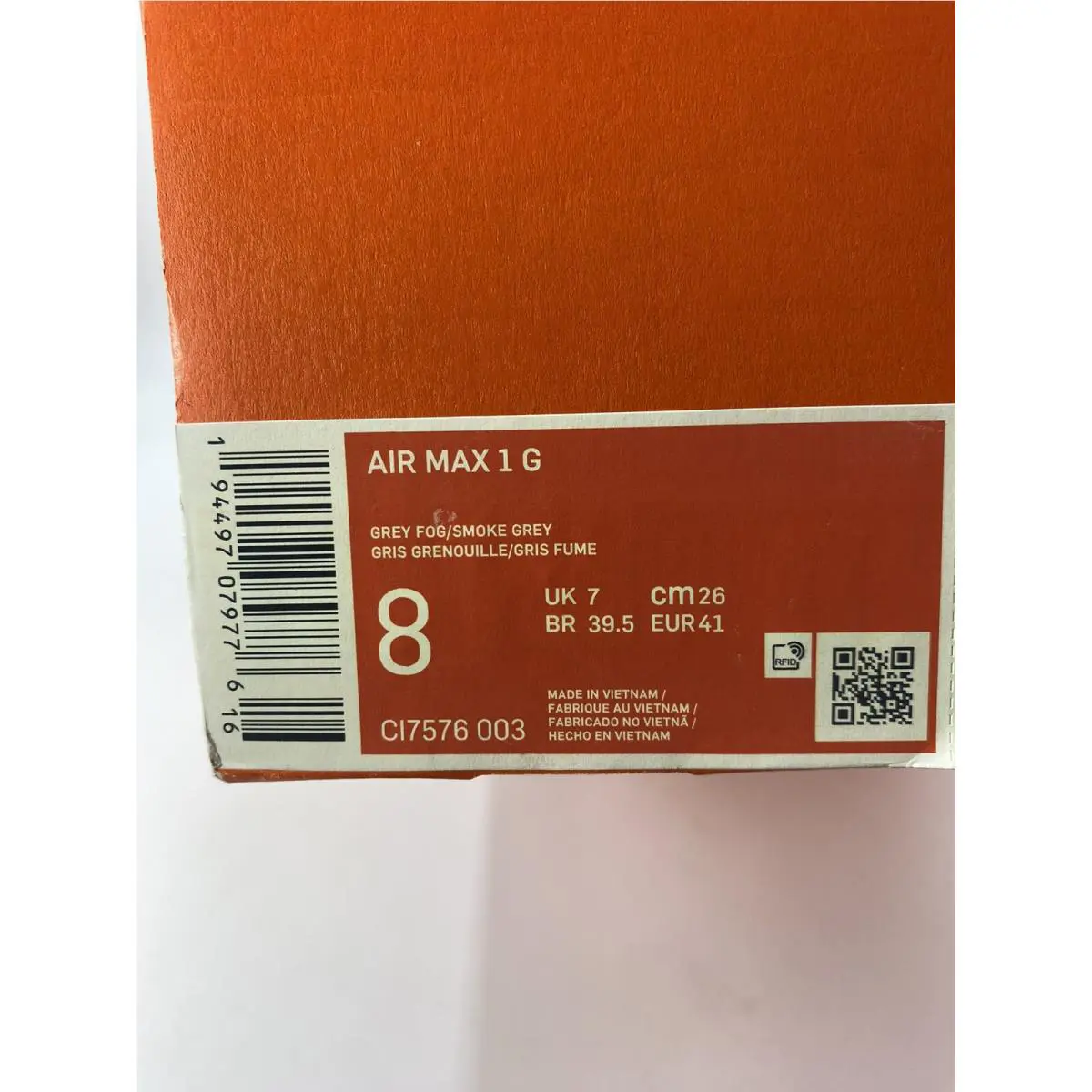 Nike shoes - Nike Air Max 1 - Air Max - CI7576 003 - Grey Fog/Smoke grey (UPC: 194497079776) 6