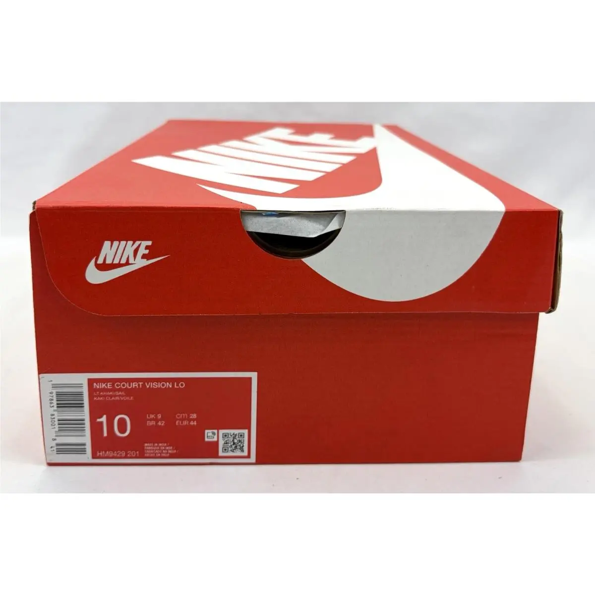 Nike shoes - Nike Court Vision Low Premium - HM9429-201 - Light Khaki/Sail (UPC: 197863830018) 12