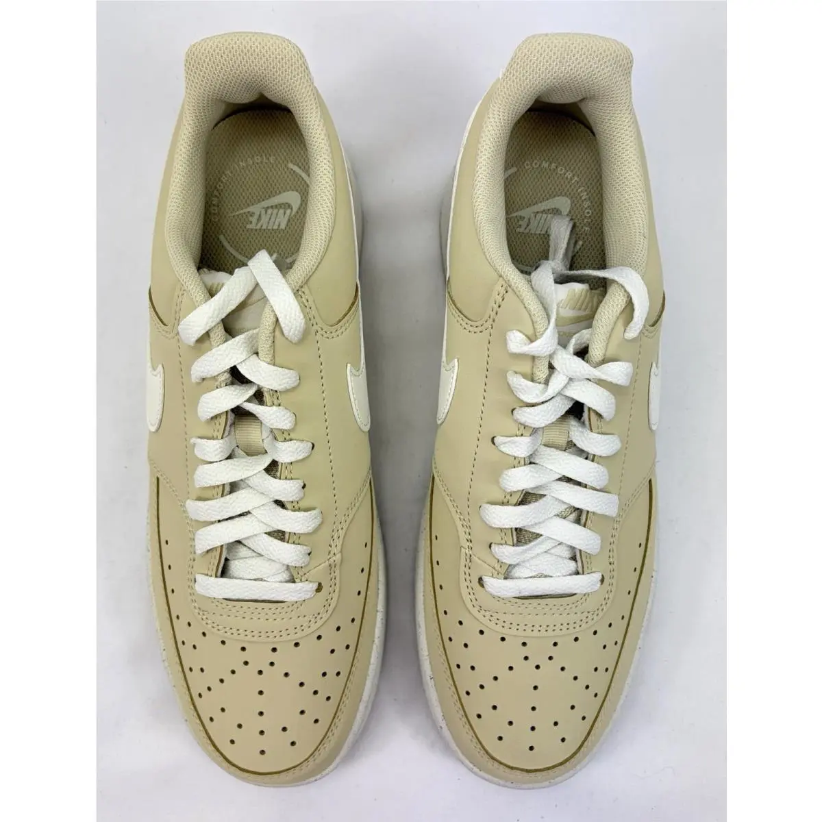 Nike shoes - Nike Court Vision Low Premium - HM9429-201 - Light Khaki/Sail (UPC: 197863830018) 0