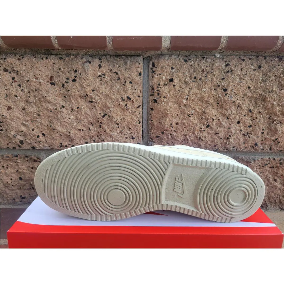 Nike shoes - Nike Court Vision Low Premium - HM9429-201 - Light Khaki/Sail (UPC: 197863830018) 4