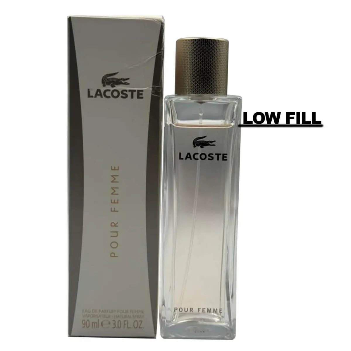 Lacoste Pour Femme Vaporisateur 3.0 oz / 90 ml Edp Spray For Women-low Fill