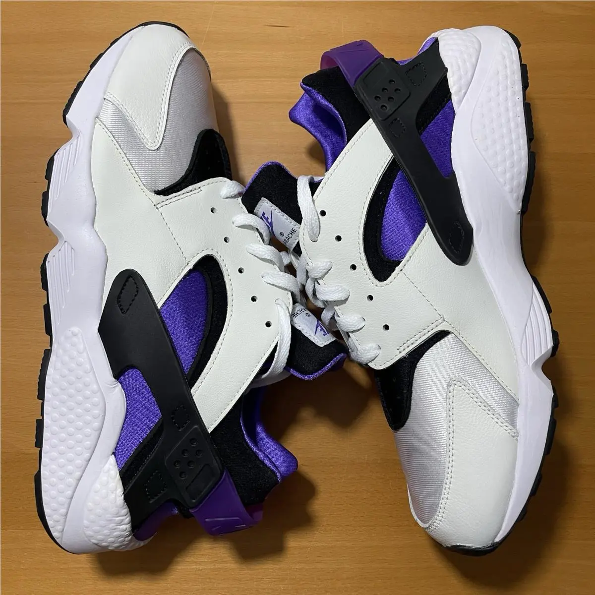 Nike shoes - Nike Air Huarache - Air Huarache - DD1068-108 - White, Manufacturer: White/Hyper Grape/Black 4