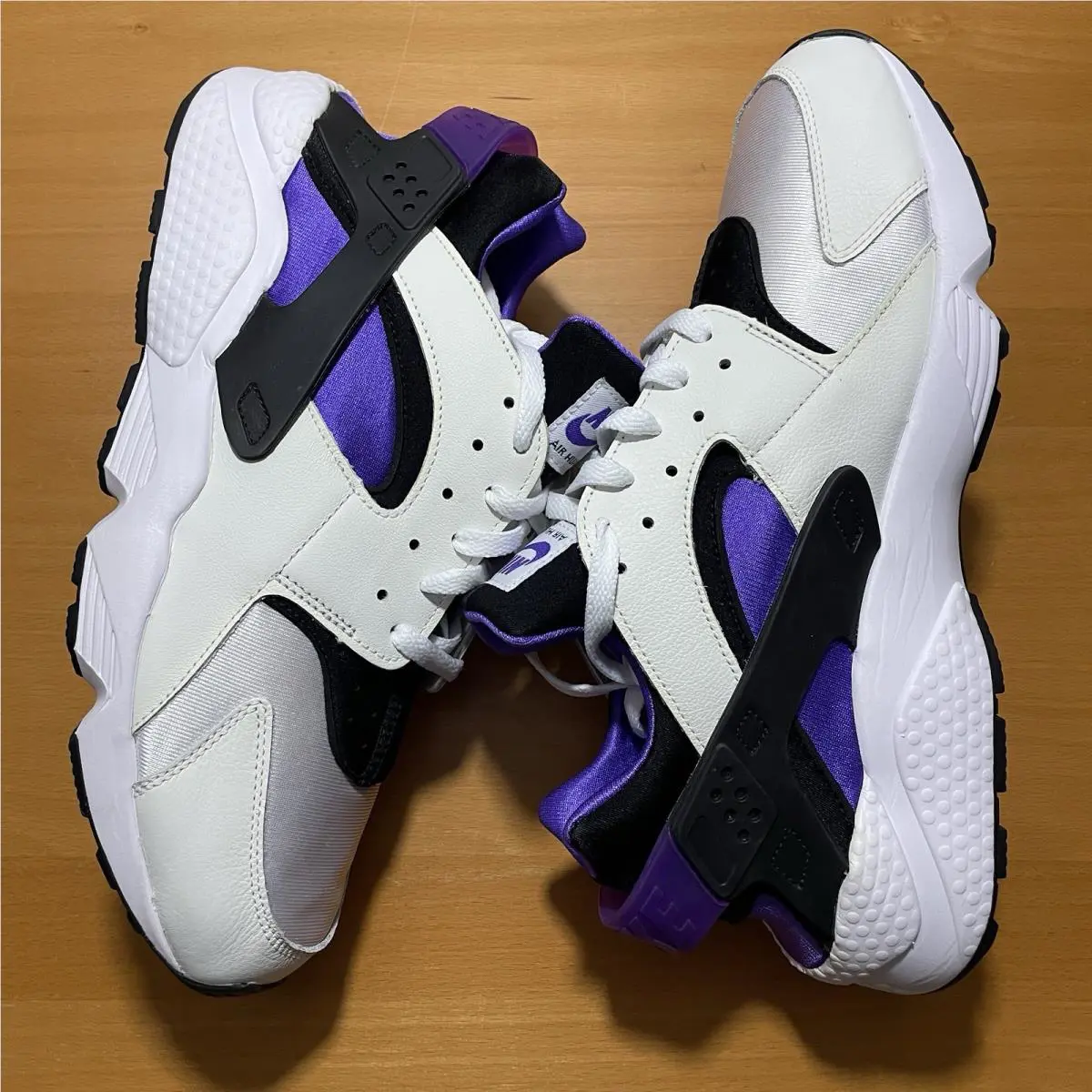 Nike shoes - Nike Air Huarache - Air Huarache - DD1068-108 - White, Manufacturer: White/Hyper Grape/Black 5