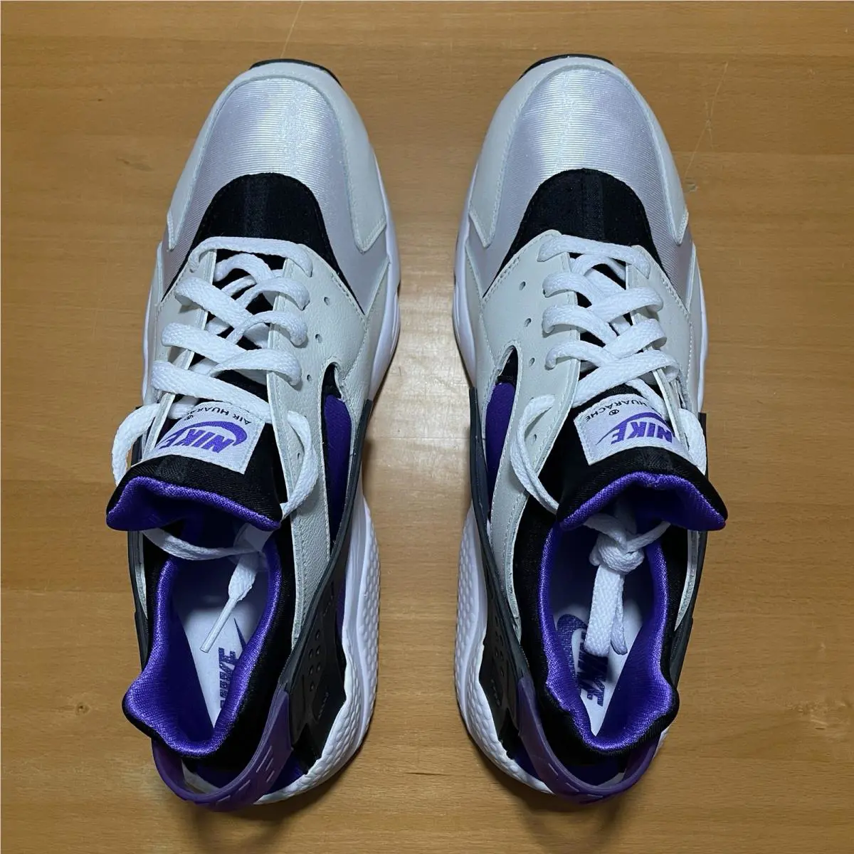 Nike shoes - Nike Air Huarache - Air Huarache - DD1068-108 - White, Manufacturer: White/Hyper Grape/Black 7