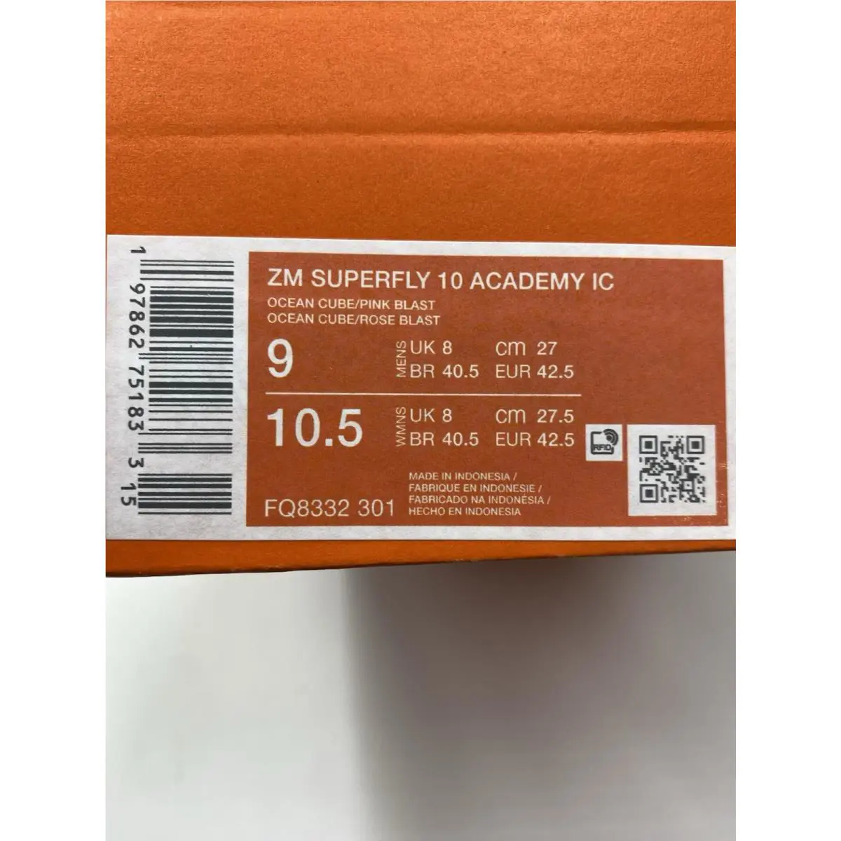 Nike shoes - Nike Superfly 10 - Superfly - FQ8332-301 - Ocean Cube/Pink Blast (UPC: 197862751833) 6