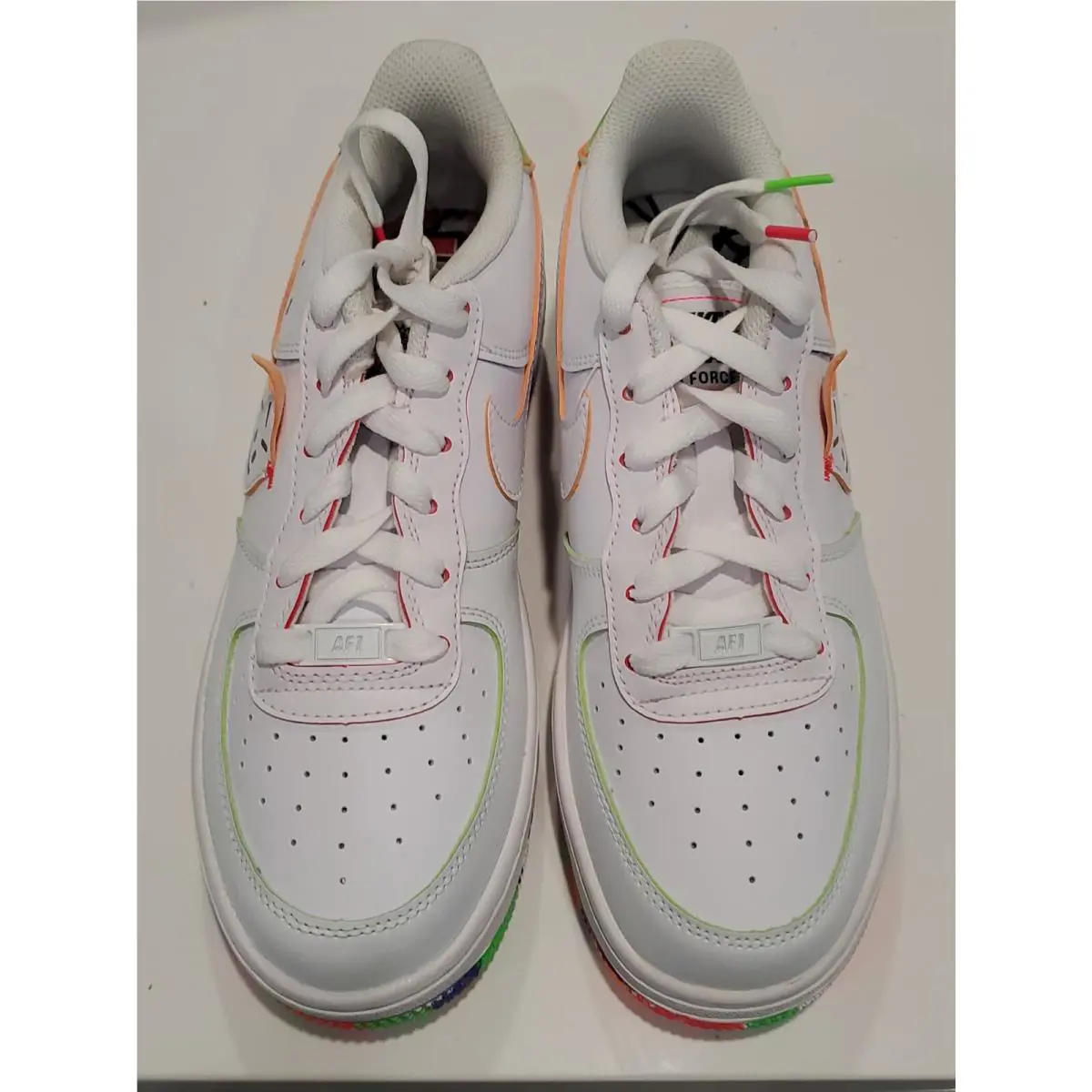 Nike shoes - Nike Air Force 1 LV8 - DV1366-111 - White, Manufacturer: White/Total Orange (UPC: 195870623333) 0