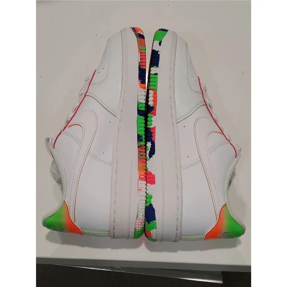 Nike shoes - Nike Air Force 1 LV8 - DV1366-111 - White, Manufacturer: White/Total Orange (UPC: 195870623333) 3