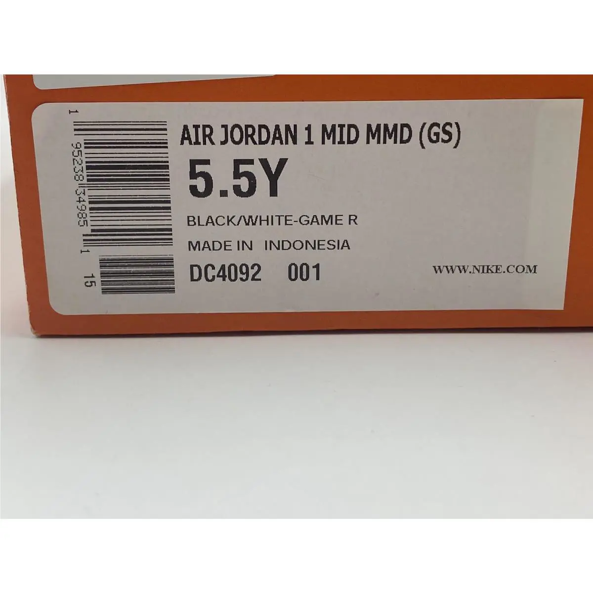 Nike shoes - Air Jordan 1 Mid GS - Black (UPC: 195238349851) 5
