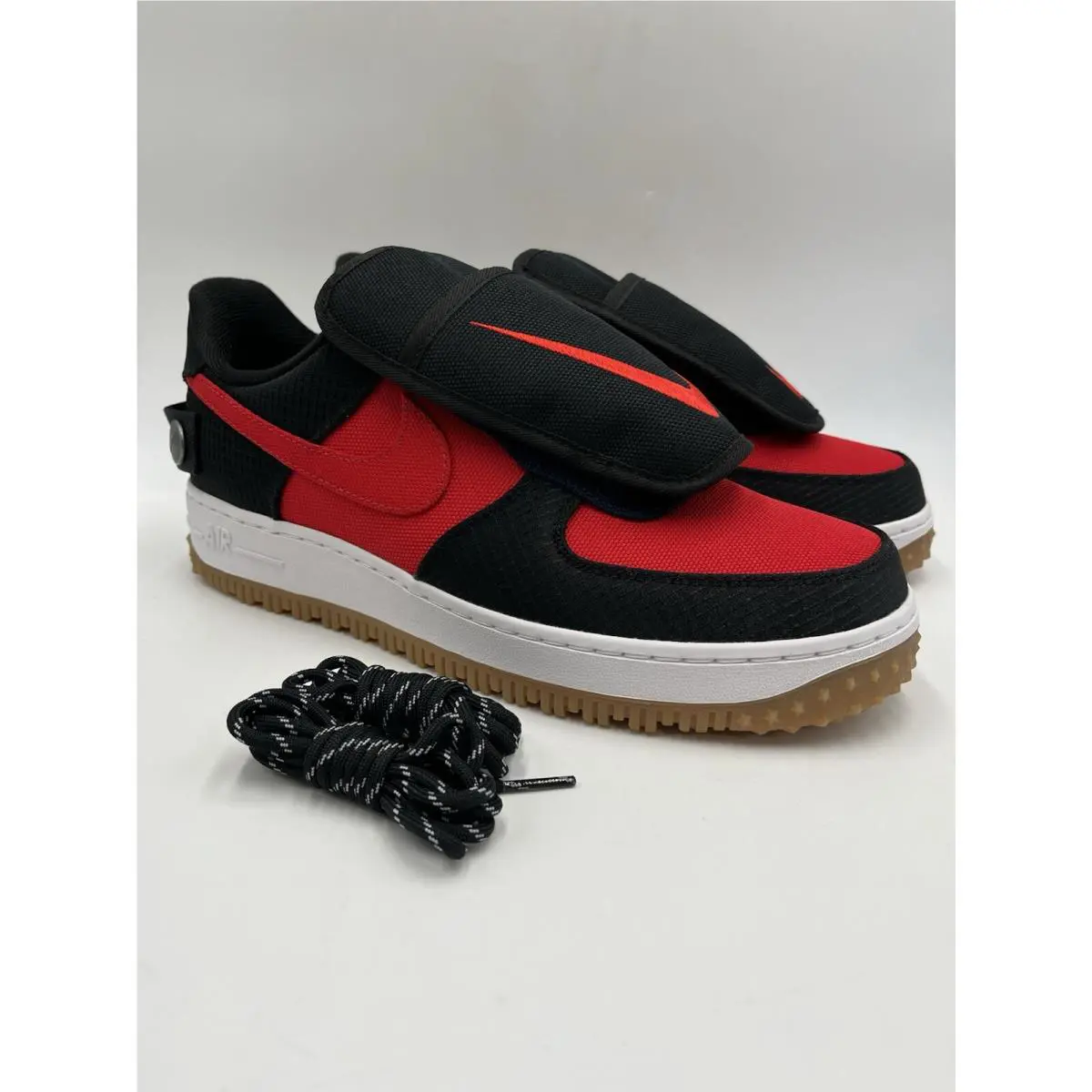 Nike shoes - NIKE iD - FD2780 900 - Black/red-White 8