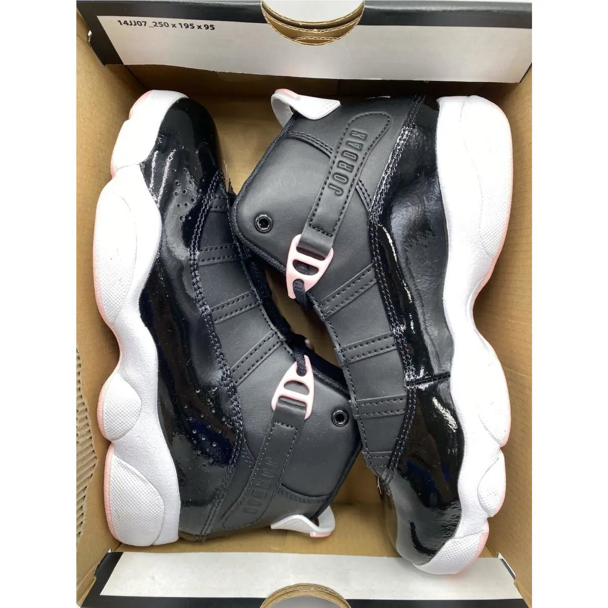Nike shoes - Jordan 6 Rings - Rings - 323431 002 - Black/Arctic Punch-White (UPC: 194500904873) 5