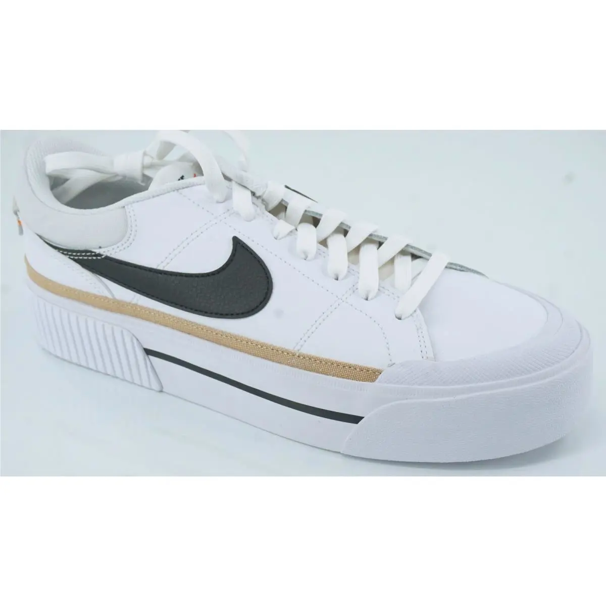 Nike shoes - Court Legacy Lift - Court Legacy Lift - White Black Hemp - White (UPC: 196149219165) 0
