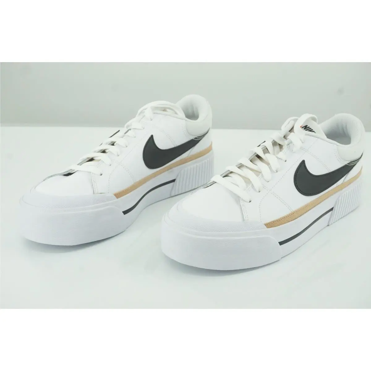 Nike shoes - Court Legacy Lift - Court Legacy Lift - White Black Hemp - White (UPC: 196149219165) 2