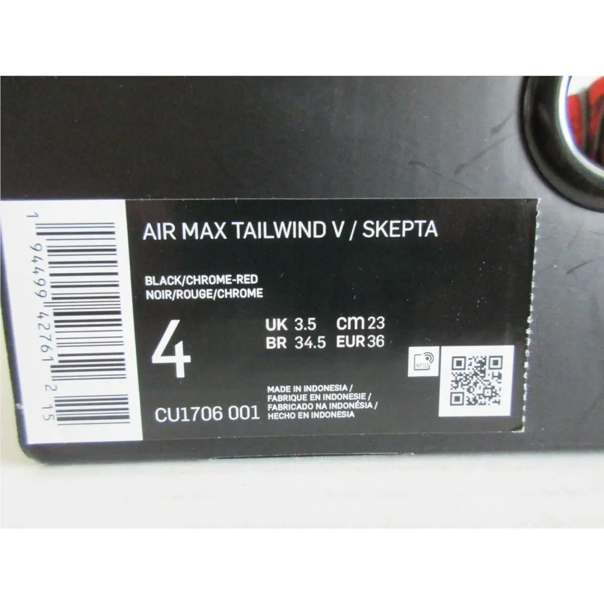 Nike shoes - Nike Air Max Tailwind - Air Max Tailwind - CU1706-001 - Black (UPC: 194499427612) 3