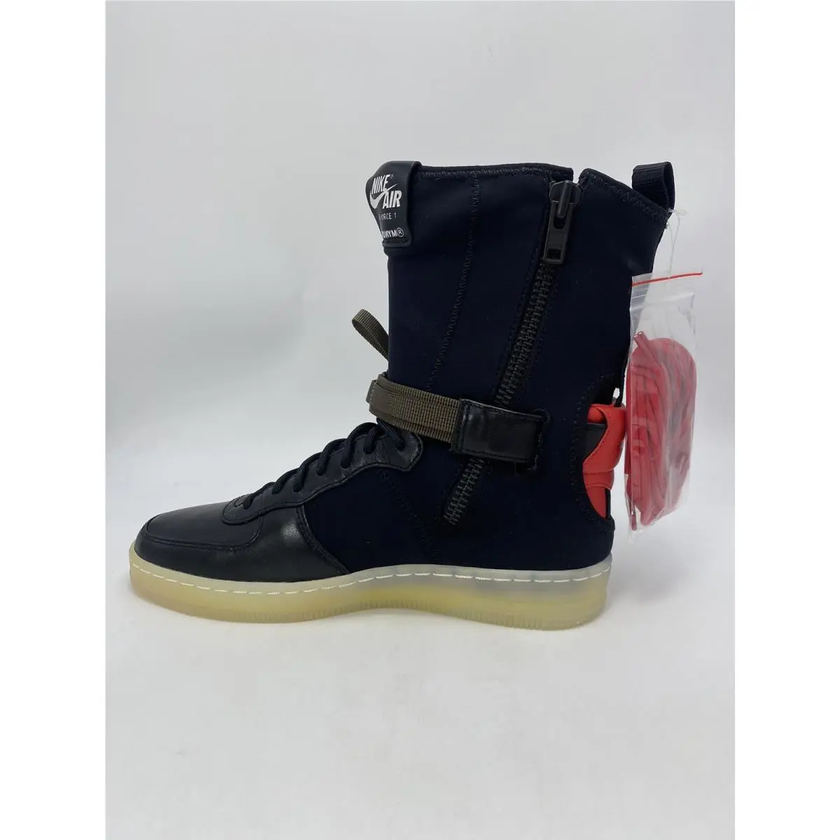 Nike shoes - Nike Air Force Downtown 1 - 649941 006 - Black/Bright Crimson (UPC: 884751147340) 1