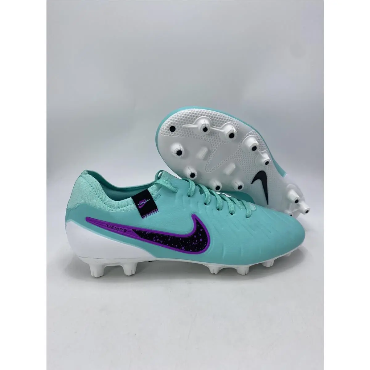 Nike Legend 10 Pro HG Hyper Turq Fuchsia Cleats DV4332 300 Men`s Size 9