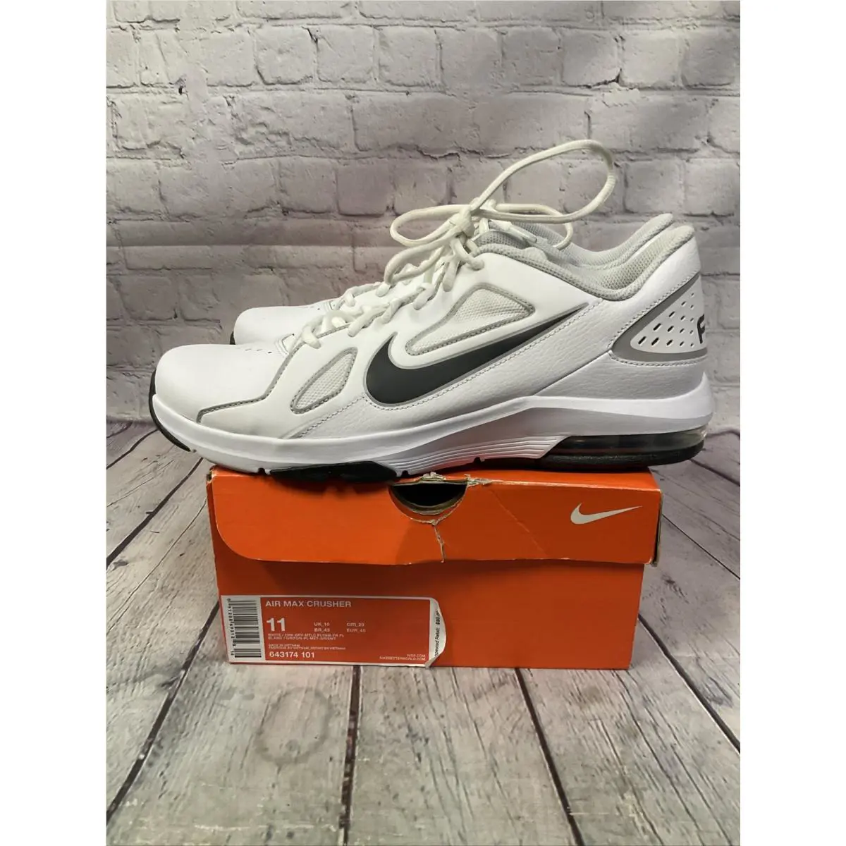 Nike shoes - Nike Air Max Crusher - Air Max Crusher - 643174 101 - White (UPC: 091208693125) 9