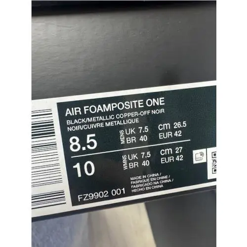 Nike shoes - Nike Air Foamposite - Air Foamposite - Black 7
