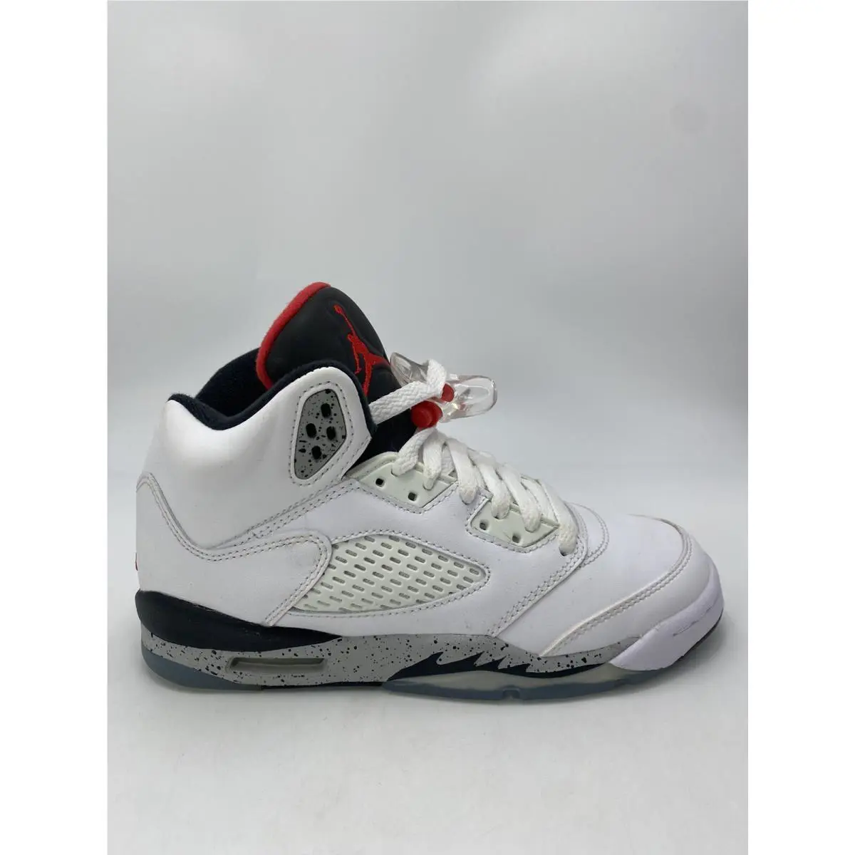 Nike shoes - Air Jordan 5 - Air - 440888 104 - White/University Red-Black (UPC: 886060416858) 0