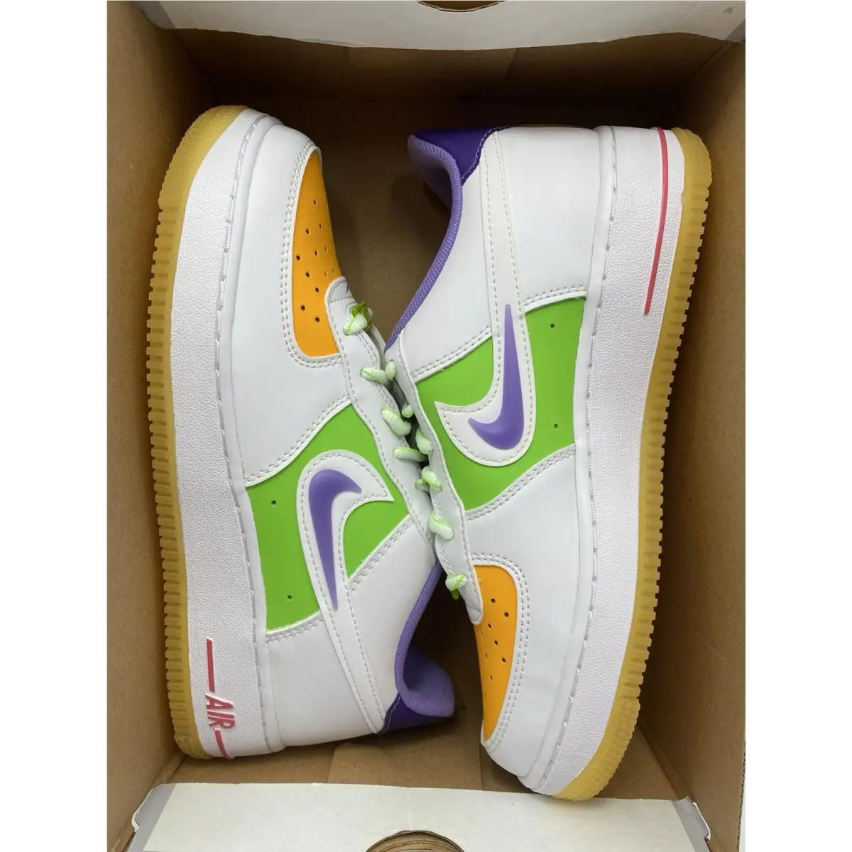 Nike shoes - Nike Air Force 1 - Air Force - FD1035 100 - White/Space Purple (UPC: 196604823302) 5