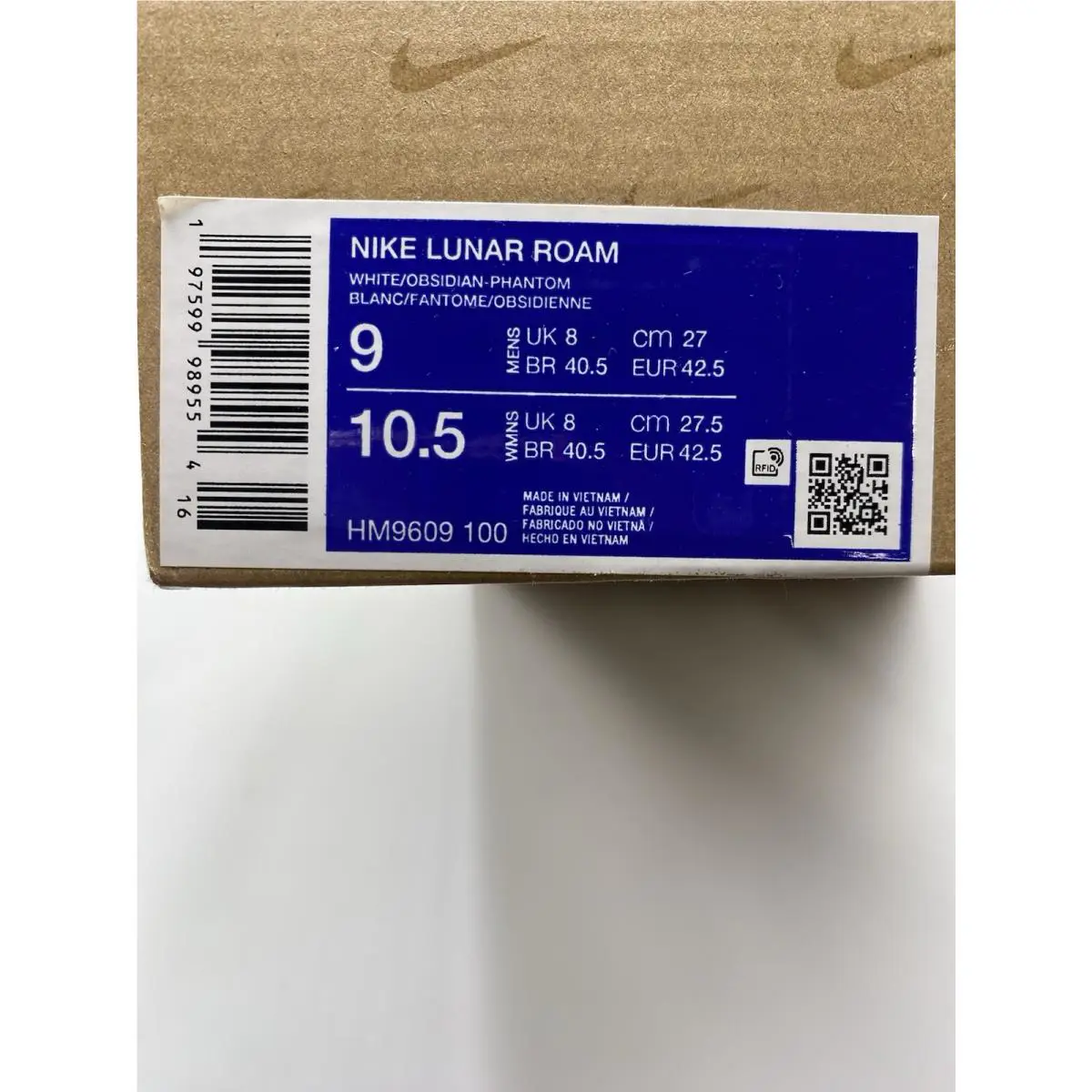 Nike shoes - Nike Lunar Roam - Lunar Roam - HM9609 100 - White/Obsidian-Phantom (UPC: 197599989554) 6