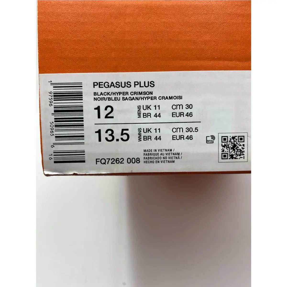 Nike shoes - Nike Air Pegasus - Air Pegasus - FQ7262 008 - Black/Hyper Crimson (UPC: 197596509656) 6
