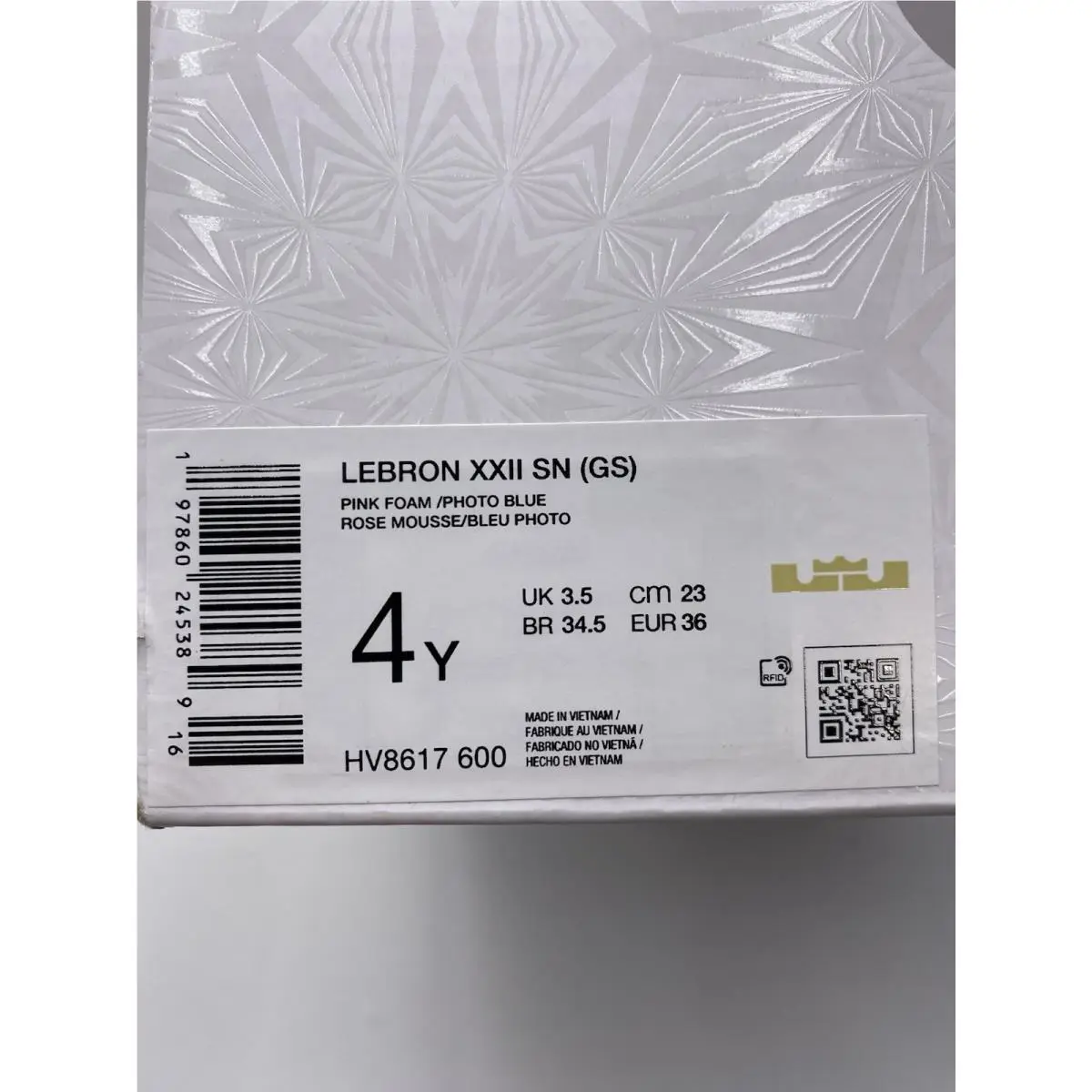 Nike shoes - Nike LeBron 4 - LeBron - HV8617 600 - Pink Foam/Photo Blue (UPC: 197860245389) 6