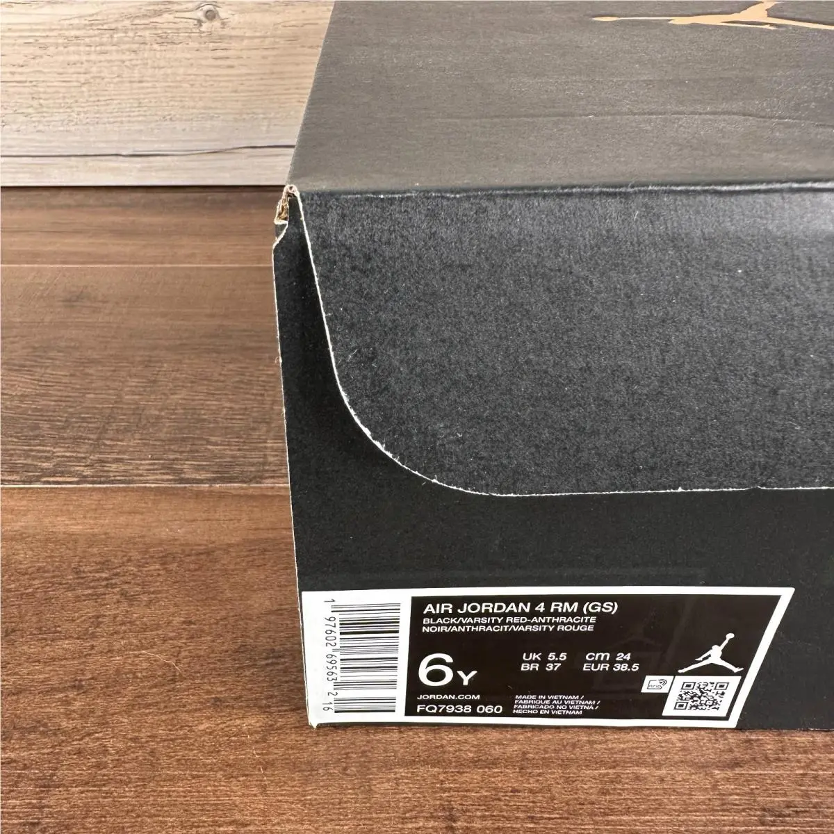 Nike shoes - Air Jordan 4 RM - Air - FQ7938 060 - Black (UPC: 197602695632) 6