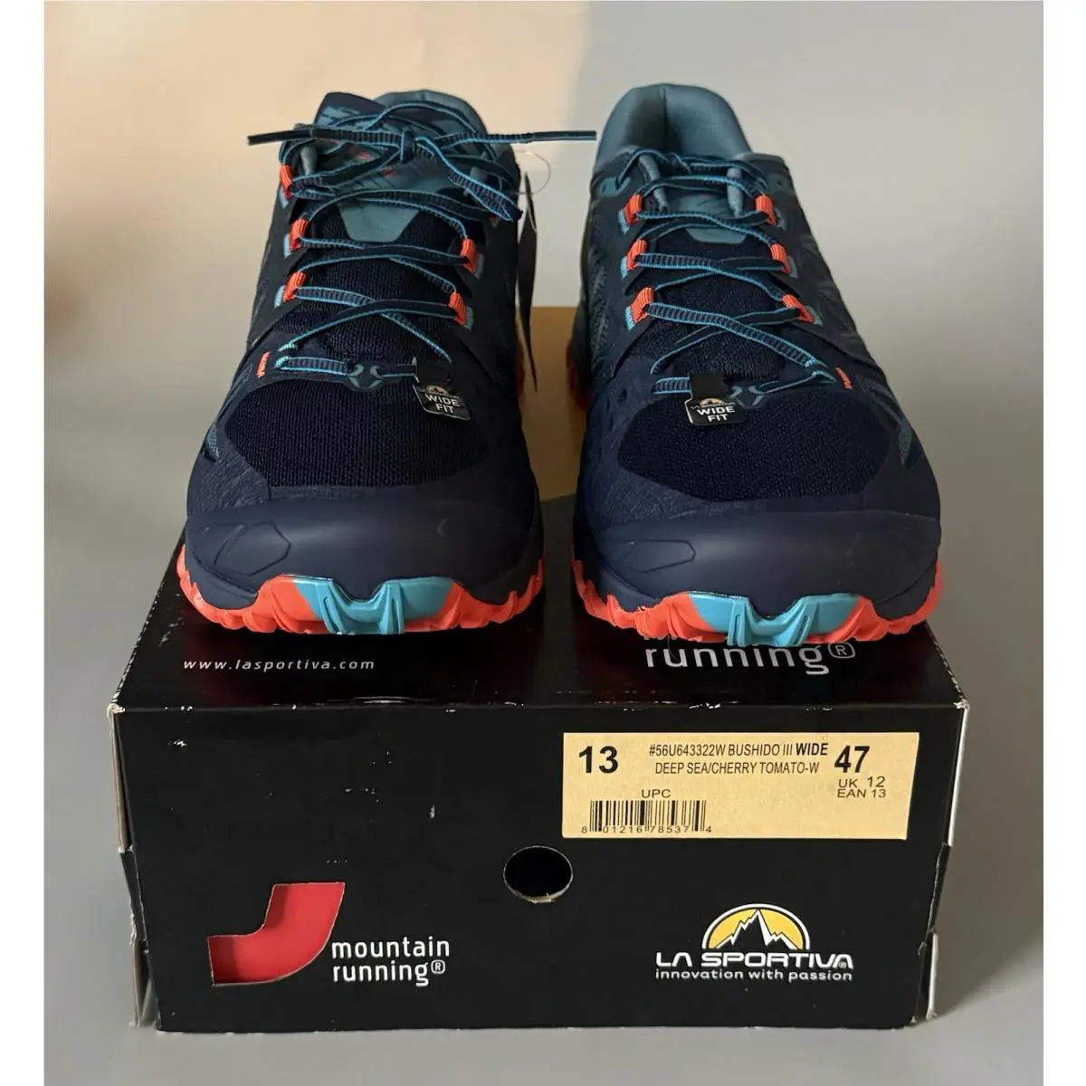 La Sportiva Bushido Iii Trail Running Shoes w/ Box Men s Size 13 Wide
