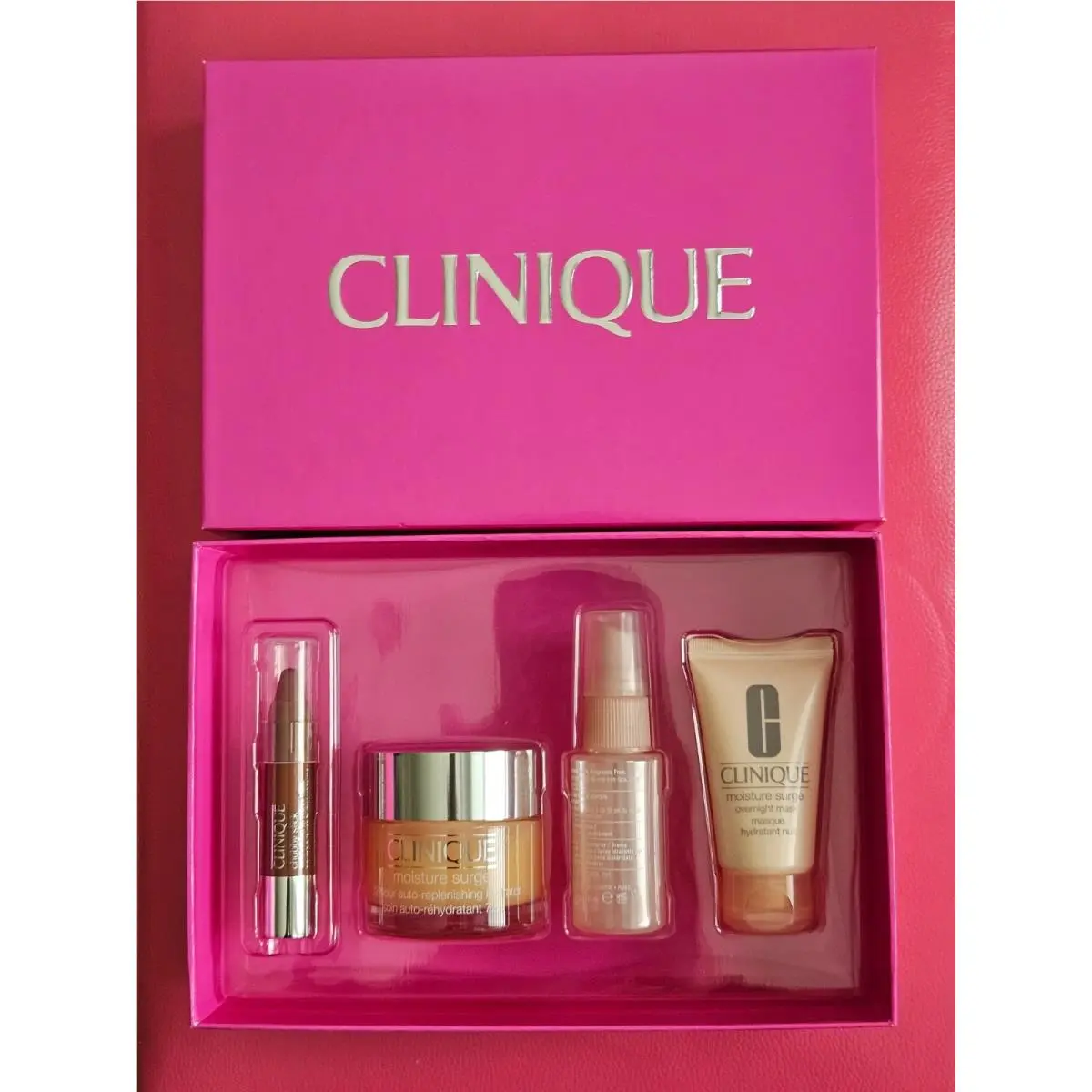 Clinique More Than Moisture Gift Set Moisture Surge72-HR/Mask/spray/Lip Balm