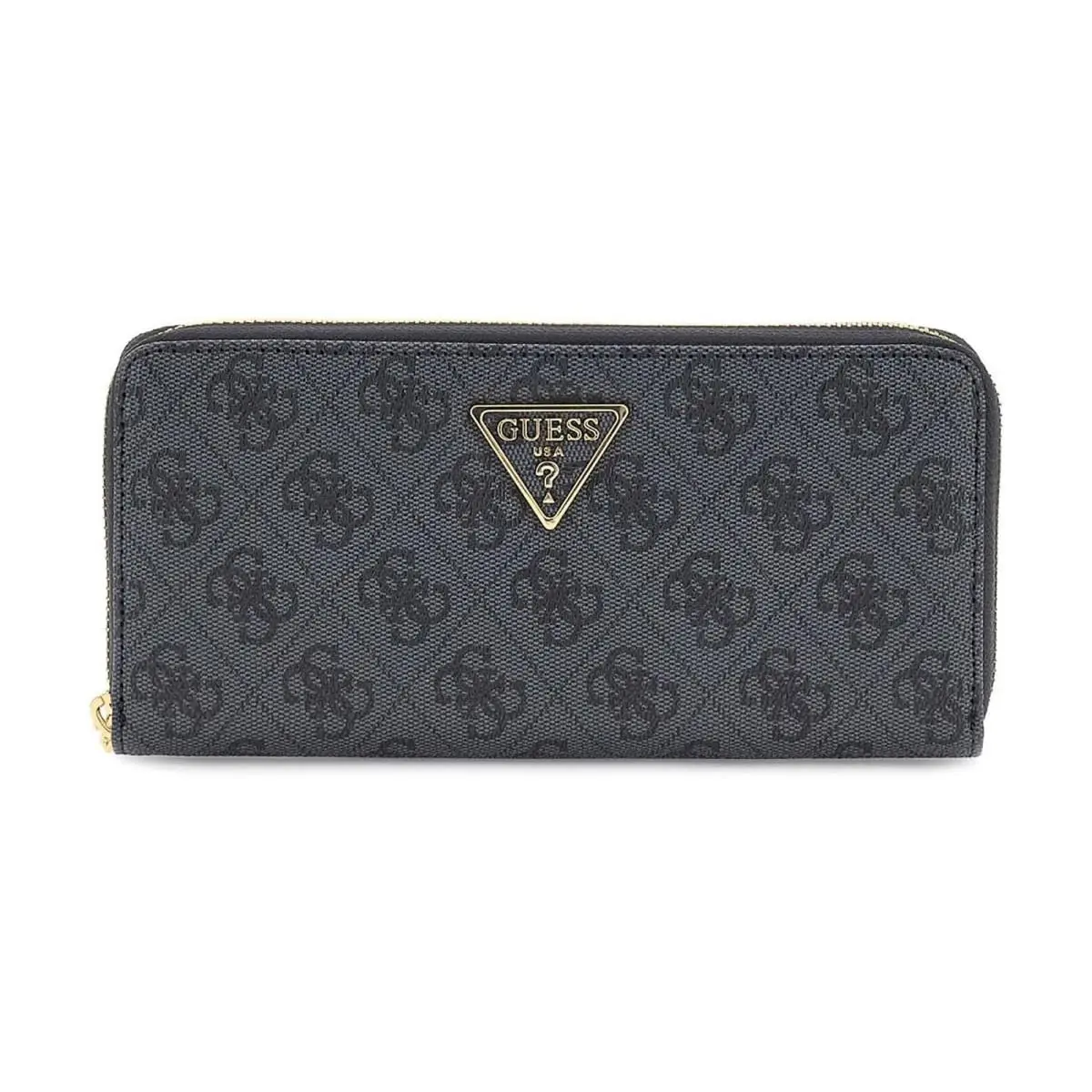 Guess Sg7459146 Laurel Ii Maxi Signature Logo Womens Wallet In Coal
