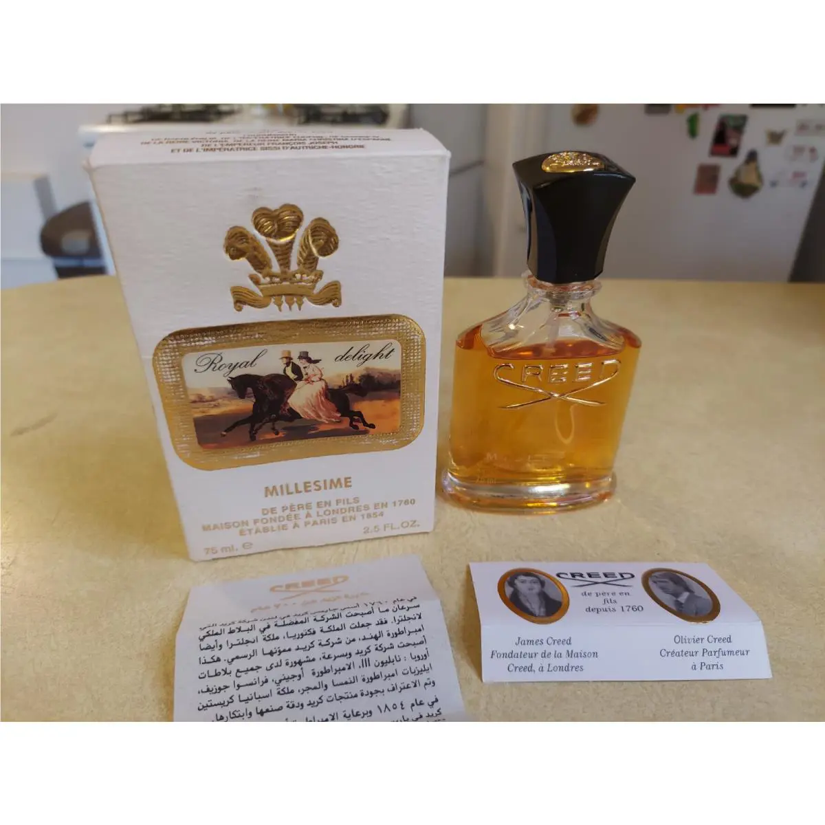 Vintage Creed Royal Delight Millessime 2.5 Oz Spray 75ml Vaulted Rare